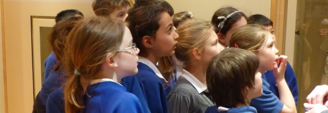 School class at the Art Gallery