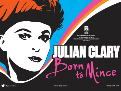 Julian Clary tour Royal Spa Centre, Leamington Spa