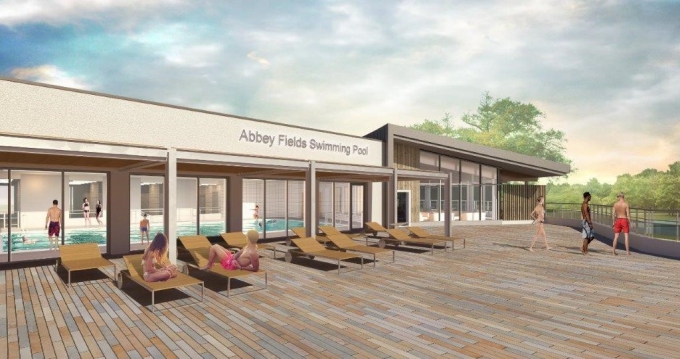 Abbey fields swimming pool development 1