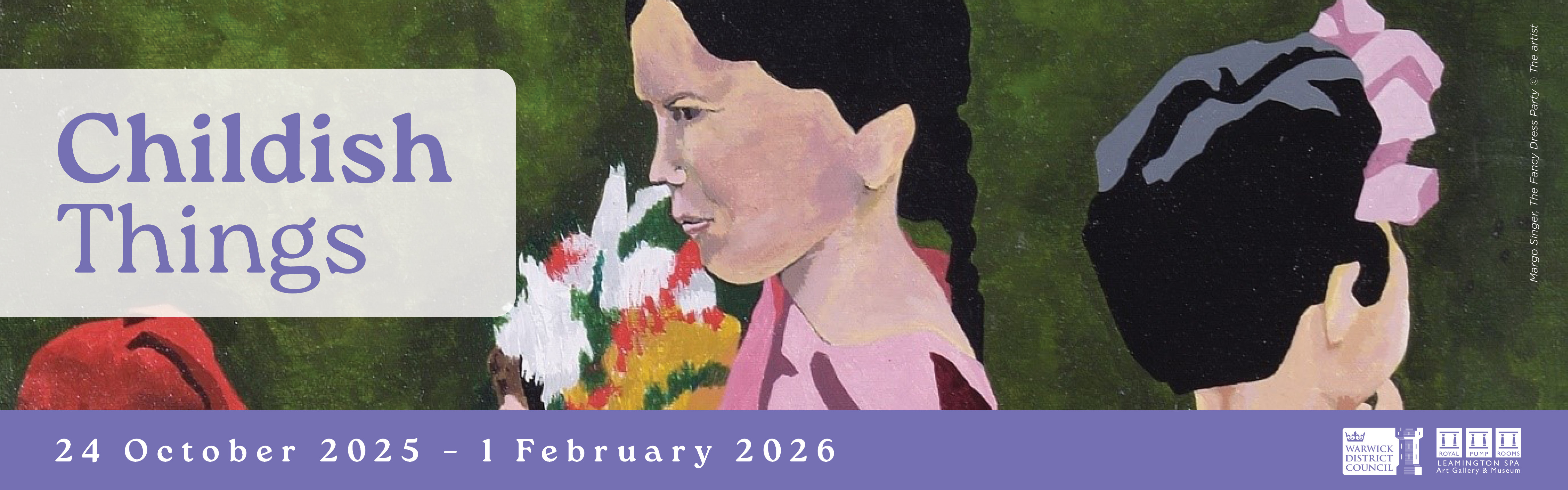 Painting of girls with dark hair