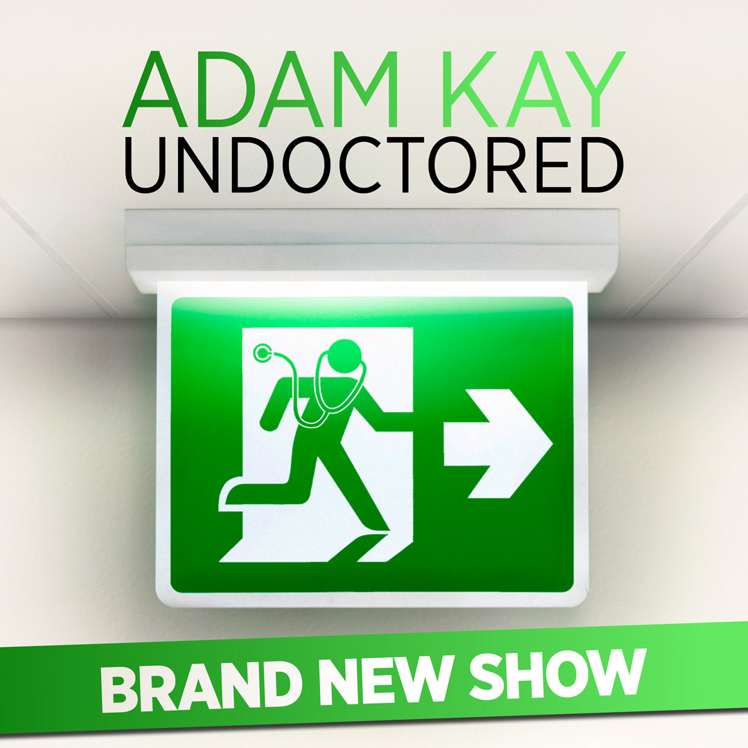Adam Kay Undoctored tour graphic