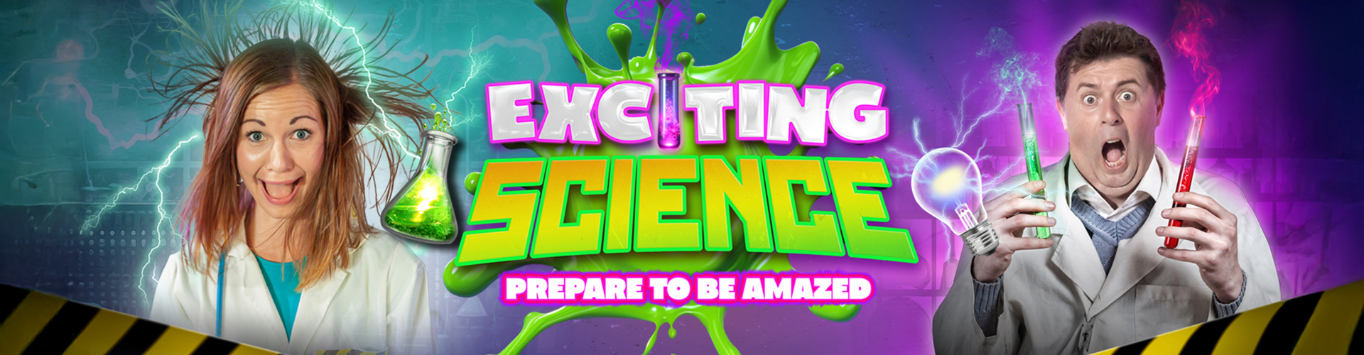 Exciting science banner