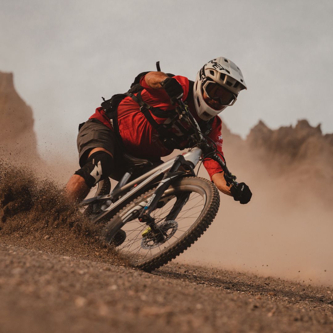 Brett Tippie on bike, main tour image