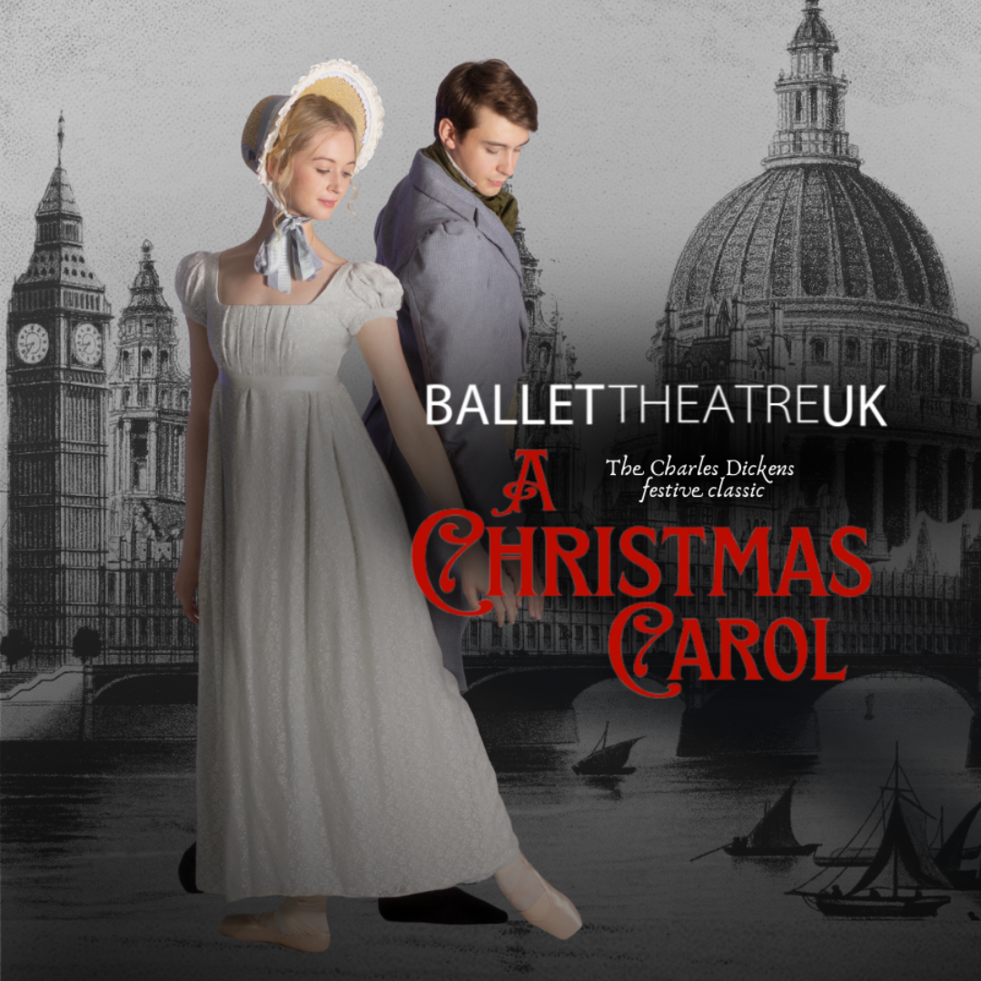 Male and female ballet dancers in Victorian clothing